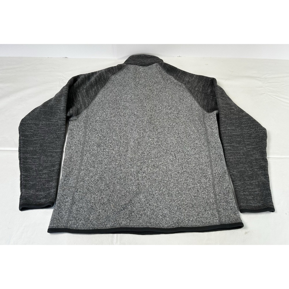 Patagonia Better Sweater 1/4 Zip Fleece Men's XL Nickel With Forge Grey - Picture 9 of 10